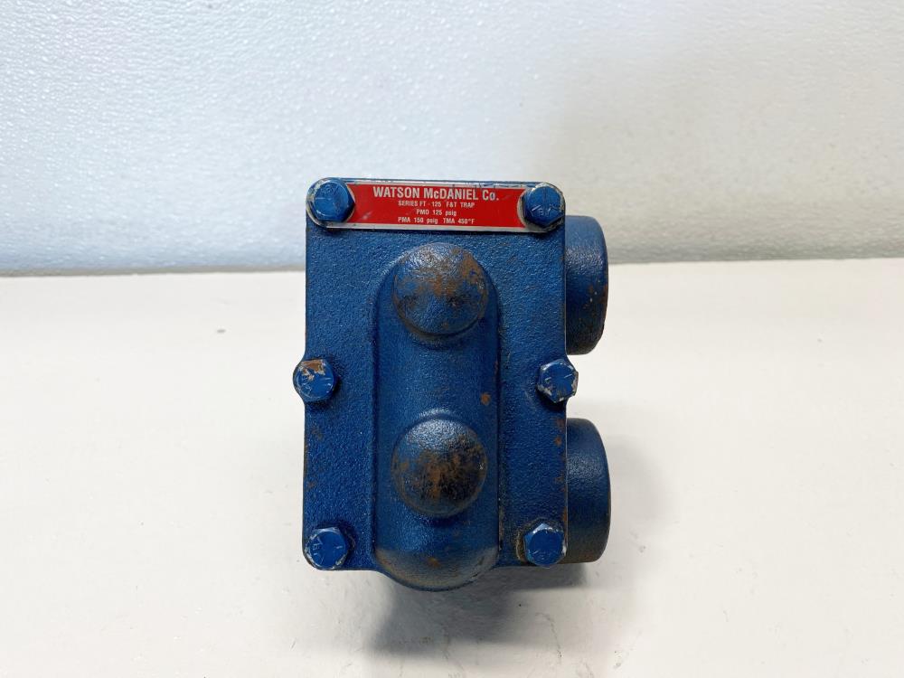 Watson McDaniel FT-125 Float & Thermostatic Steam Trap, 3/4" NPT, Carbon Steel